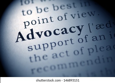 Fake Dictionary, Dictionary Definition Of The Word Advocacy.