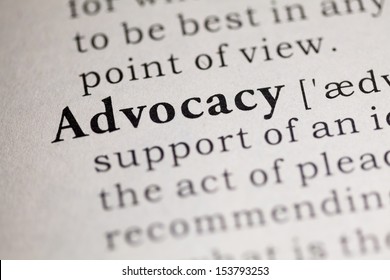 Fake Dictionary, Dictionary Definition Of The Word Advocacy.