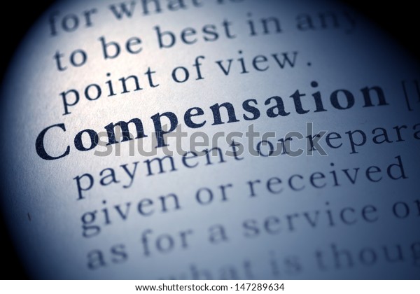 Fake Dictionary Dictionary Definition Word Compensation Stock Photo Fake Dictionary Dictionary Definition Word Compensation Stock Photo