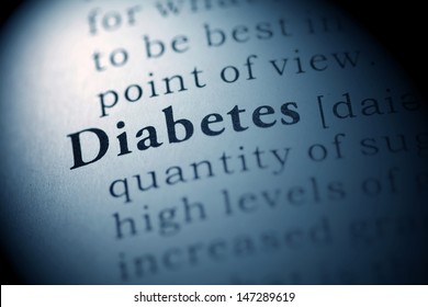 Fake Dictionary, Dictionary definition of the word Diabetes. - Powered by Shutterstock