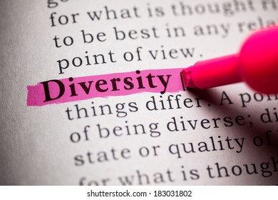 Fake Dictionary, definition of the word Diversity.