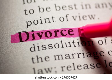 Fake Dictionary, definition of the word Divorce.