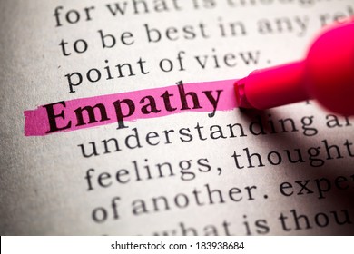 Fake Dictionary, definition of the word empathy.