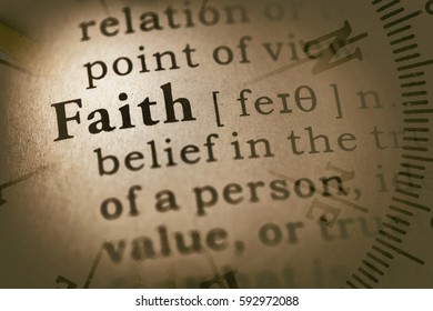 Fake Dictionary, Definition Of The Word Faith.
