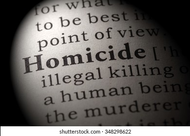 Fake Dictionary, Dictionary Definition Of The Word Homicide 