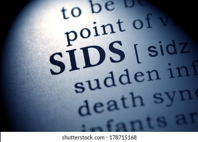 Fake Dictionary, Dictionary Definition Of The Word SIDS. Sudden Infant Death Syndrome 