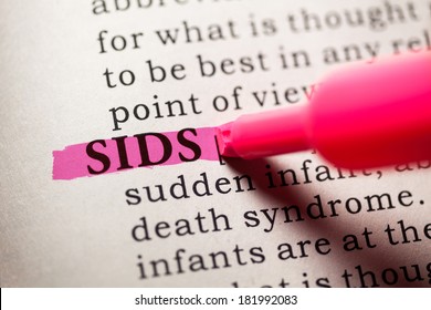 Fake Dictionary, Dictionary Definition Of The Word SIDS. Sudden Infant Death Syndrome 