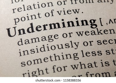 undermine definition