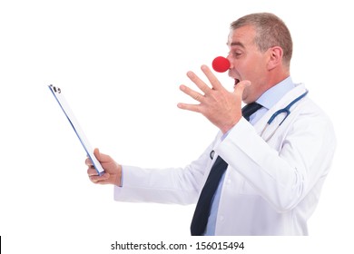 Fake Doctor Being Amazed About The Results That He Can't Read