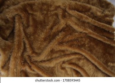 Fake Fur Textile Close Up Photo