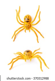 Fake Rubber Spider Toy Isolated