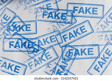 Fake Rubber Stamp. Fake square grunge sign