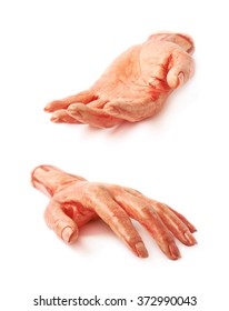 Fake Severed Hand Isolated