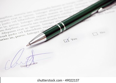 Fake Signature In Document