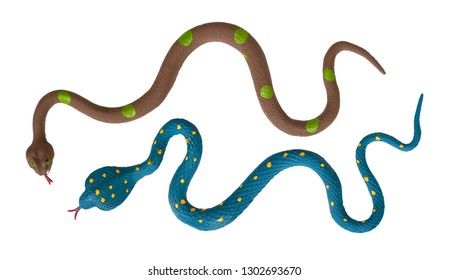 fake plastic snakes