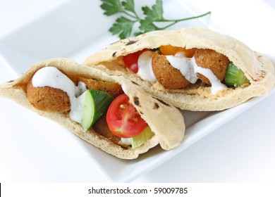 Falafel Pita Sandwich