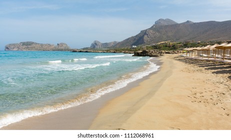 Falasarna beach in Crete