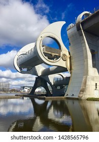 The Falkirk Wheel In Falkirk, Scotland