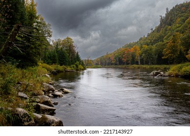 Fall In The Adirondacks Stormy