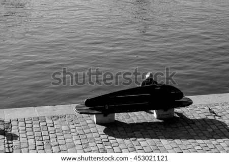 Similar – Image, Stock Photo *Pigeon dove Lake