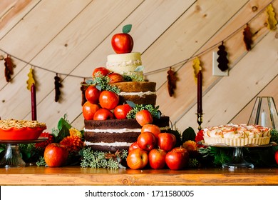 Fall Apple Display Party Table