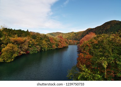 Fall Autumn Leaves Nagatoro Saitama Prefecture Stock Photo (Edit Now ...