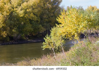 fall by river