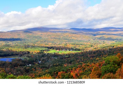 Fall Color At Berkshire County Massachusetts