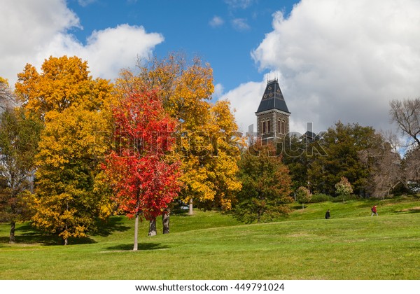 Fall Color Cornell University Stock Photo (Edit Now) 449791024