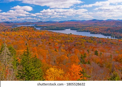 Fall Colors In The Adirondacks From Bald Mountain New Old Forge New York