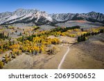 Fall colors in the Idaho Boulder Mountains near Sun Valley Resort