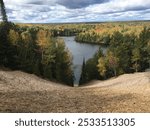 Fall Colors Landscape, Foote Pond Overlook, Huron-Manistee National Forest, Oscoda, MI