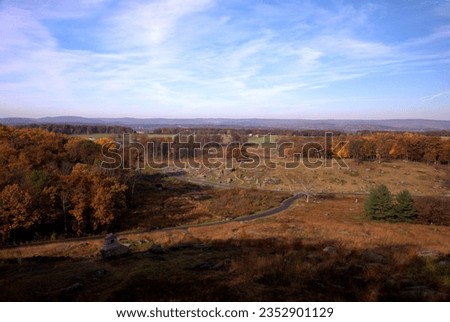 fall colors overlooking Gettysburg 2