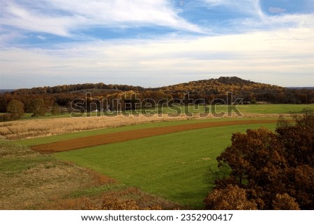 fall colors overlooking Gettysburg 4