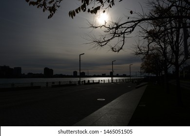 Fall Day At The River Walk Detroit, MI