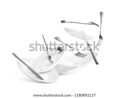 Similar – Image, Stock Photo Steel plate in floating suspension for balance exercises