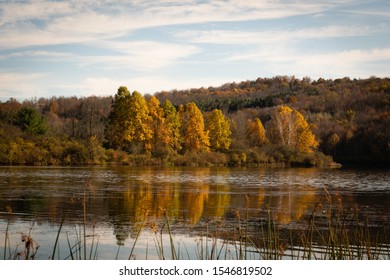 Fall Foliage At Lackawanna State Park, Pennsylvania