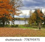 Fall landscape in Michigan