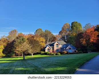 Fall Leaves Seasons Change Maryland Landscape