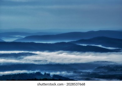 Fall Morning Along The Highland Scenic Highway, A National Scenic Byway, Pocahontas County, West Virginia, USA