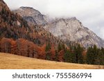 Fall mountain landscape
