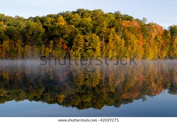 Fall Reflections Monksville Reservoir Hewitt New Stock Photo (Edit Now ...