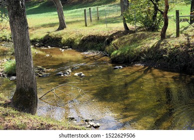 Fall Season Calming Stream Chester County PA