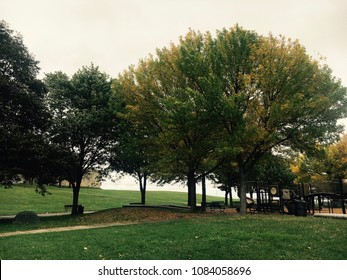 Fall Season In Castle Island Boston