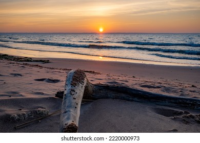 Fall Sunrise On Lake Michigan