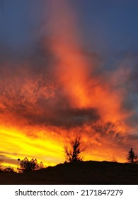 Fall Sunset In Moose Jaw