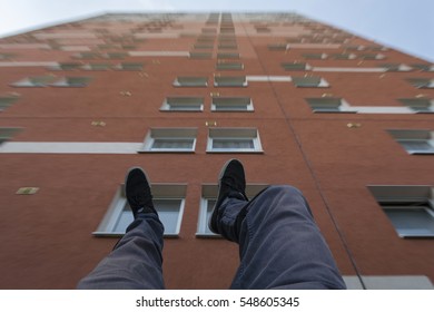 A fall from a tower block
