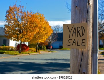Fall yard sale