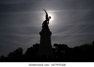 Fallen Angel Statue Backlighting B&N