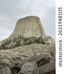 Fallen debris from Devils Tower